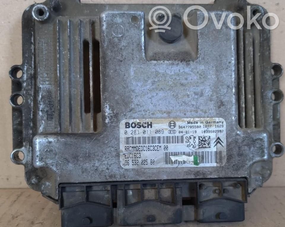 Peugeot 206 Engine control unit/module 