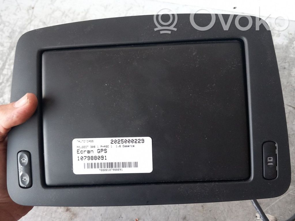 Peugeot 308 Monitor / wyświetlacz / ekran 