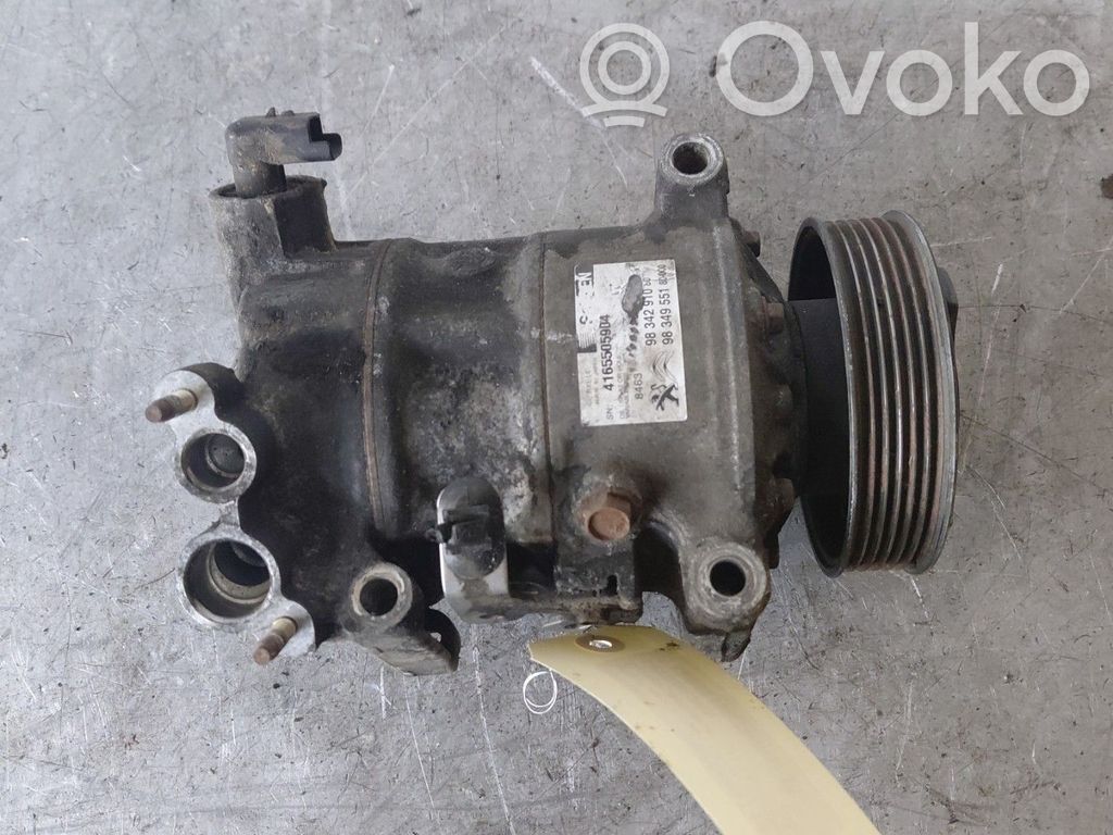 Peugeot 308 Air conditioning (A/C) compressor (pump) 