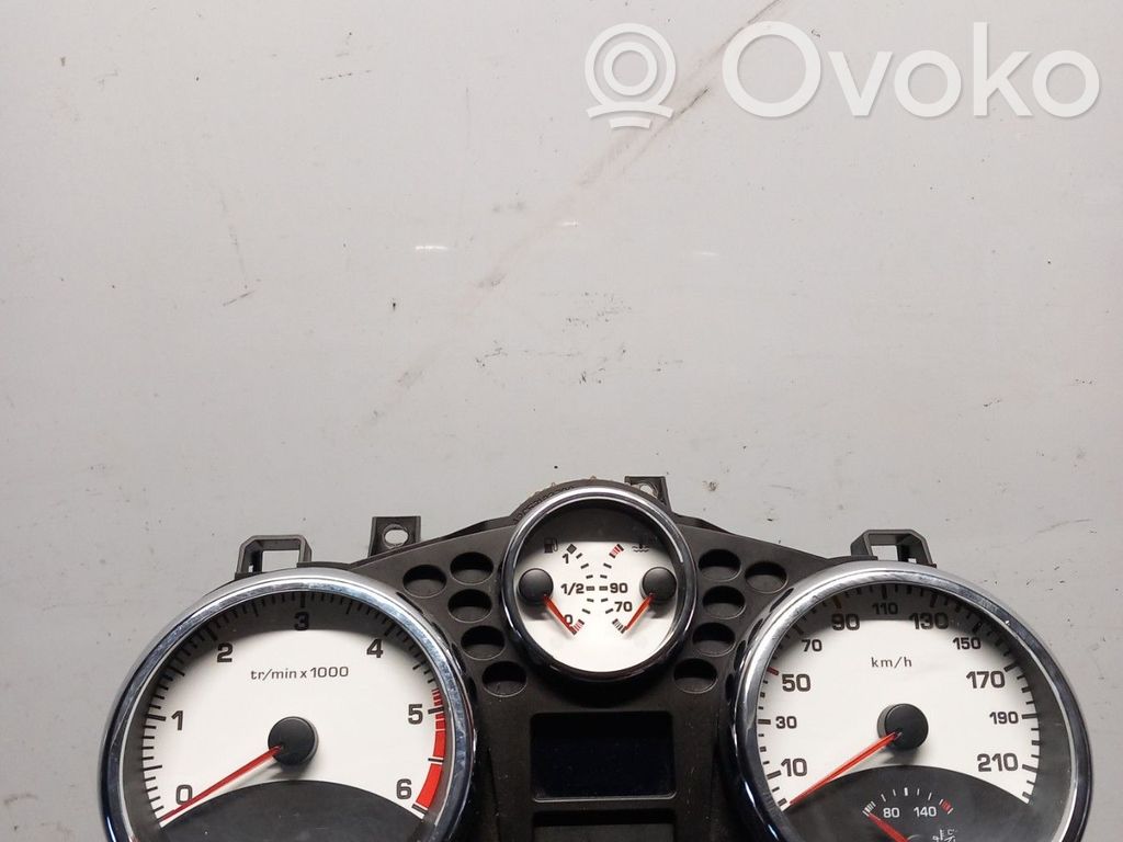 Peugeot 207 Tachimetro (quadro strumenti) 