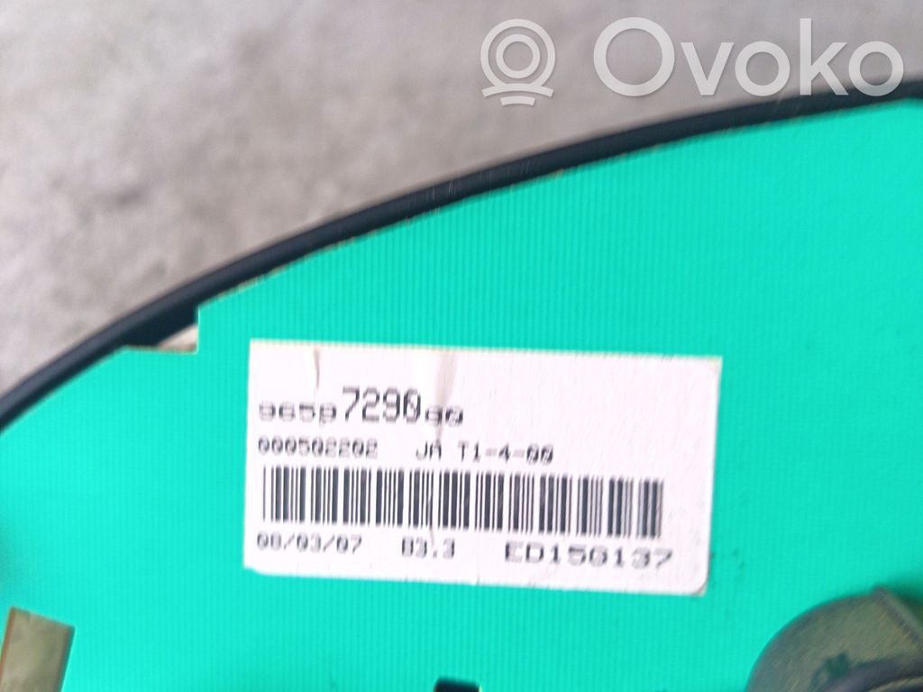 Peugeot 206 Speedometer (instrument cluster) 