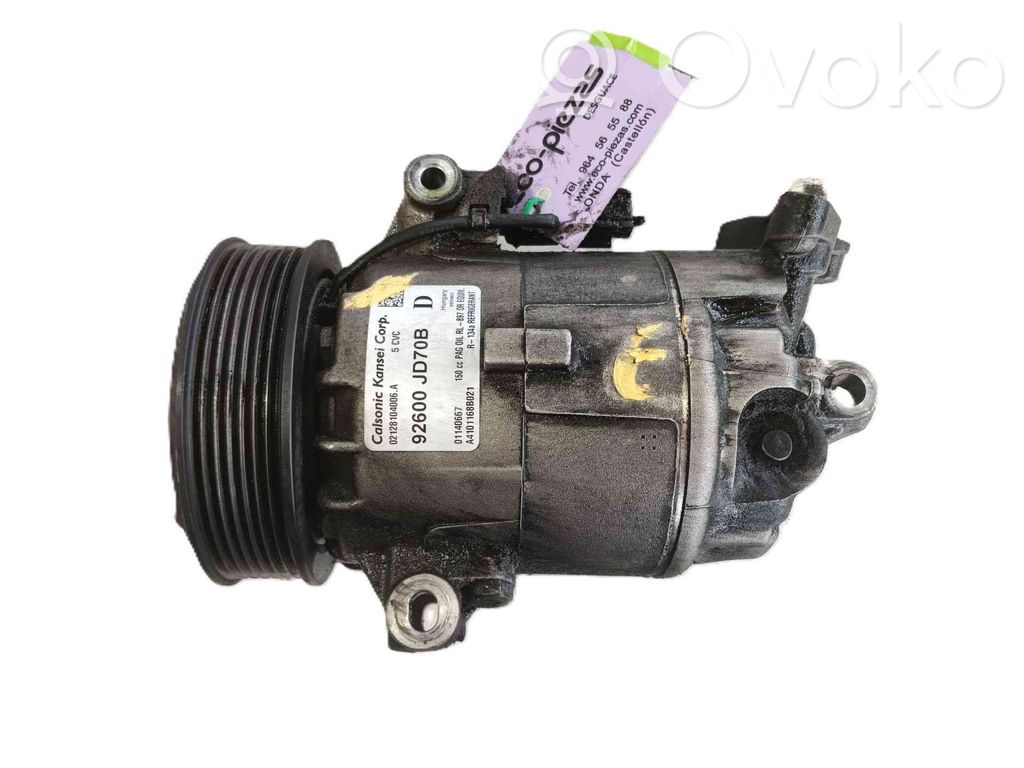 Kompresor / Sprężarka klimatyzacji A/C   92600JD70B,021281040061A,A4101168B021