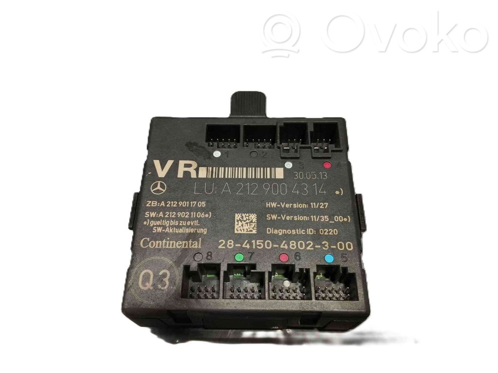 Mercedes-Benz E A207 Alte unități/module de control 