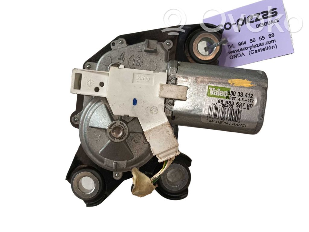 Citroen Berlingo Motor del limpiaparabrisas trasero 