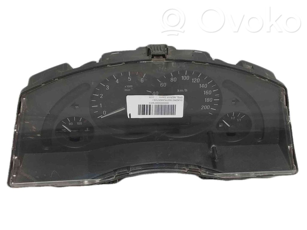 Opel Meriva A Vitezometru (grup de instrumente) 