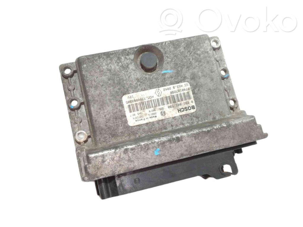 Centralina/modulo del motore   0281001590,HOM7700868305