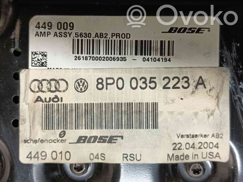 Audi A3 S3 8P Moduł / Sterownik dziku audio HiFi 
