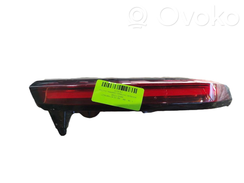 Citroen C4 III e-C4 Lampy tylnej klapy bagażnika