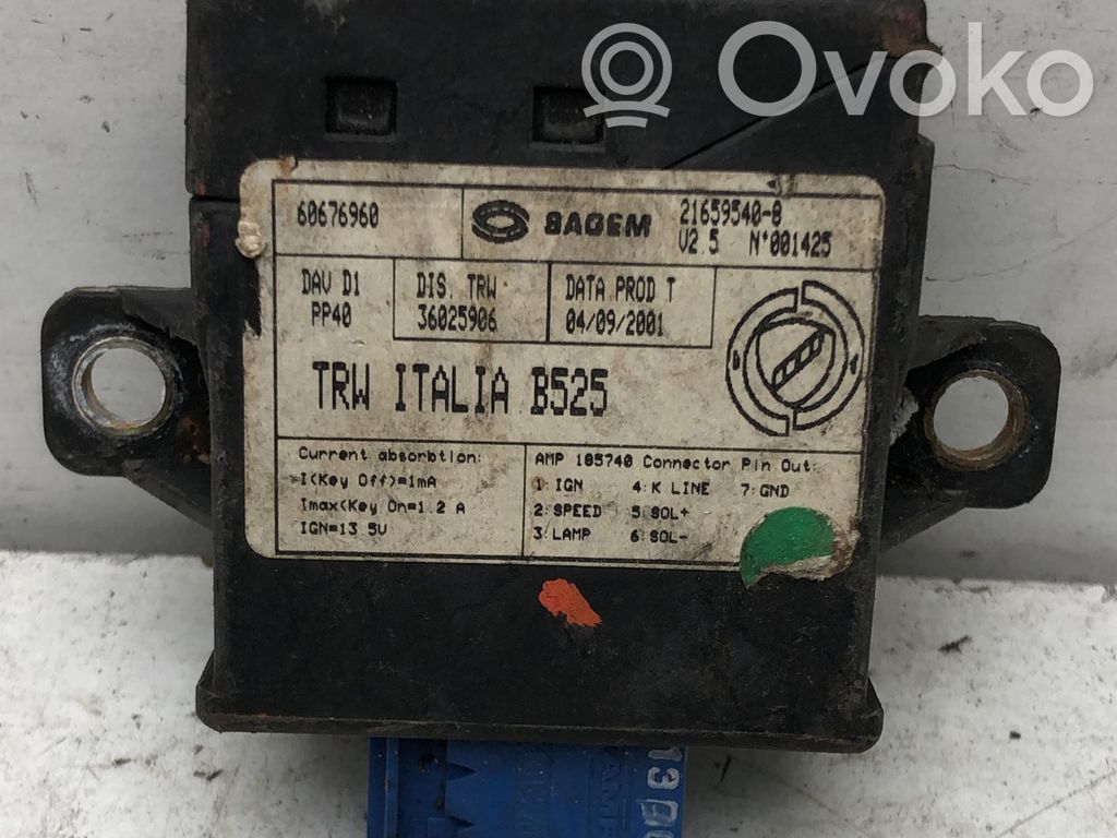 Lancia Thesis Unité de commande / calculateur direction assistée 