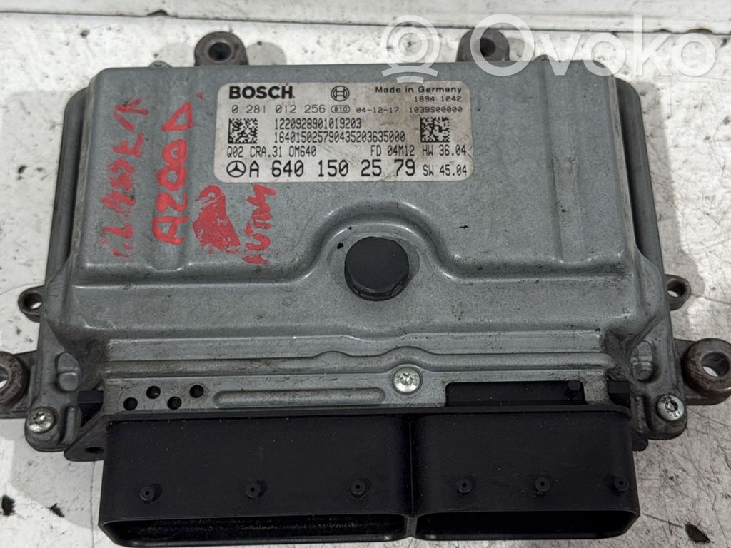 Mercedes-Benz A W169 Engine control unit/module 