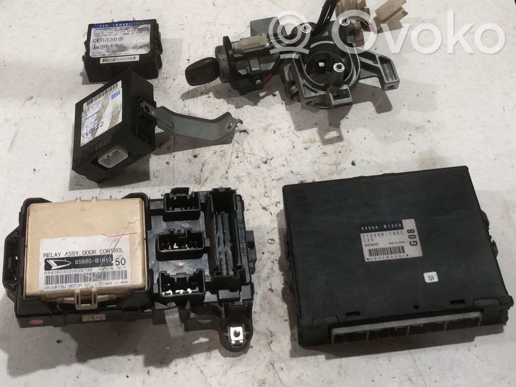 Daihatsu Sirion Engine ECU kit and lock set 