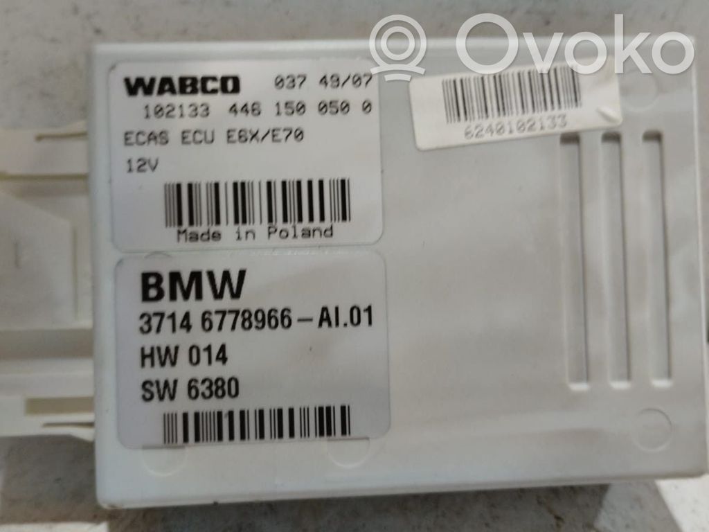 BMW X5 E70 Steuergerät Niveauregulierung Luftfederung 