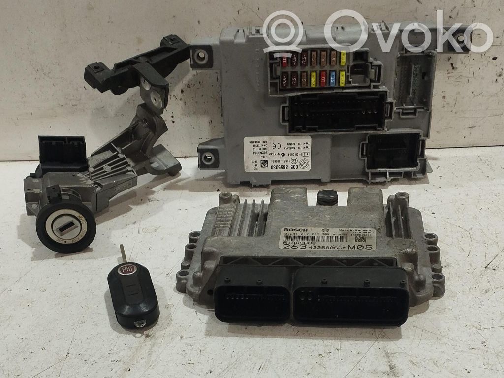 Fiat Doblo Engine ECU kit and lock set 