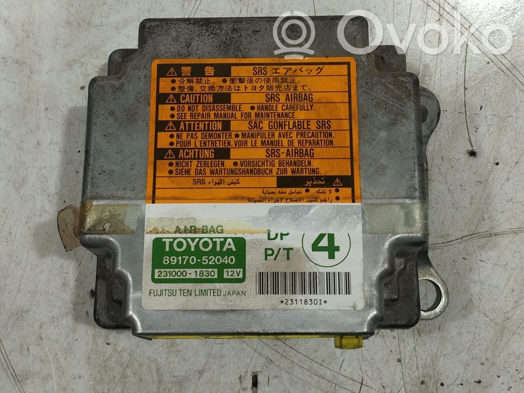 Centralina/modulo airbag   8917052040,8917052040