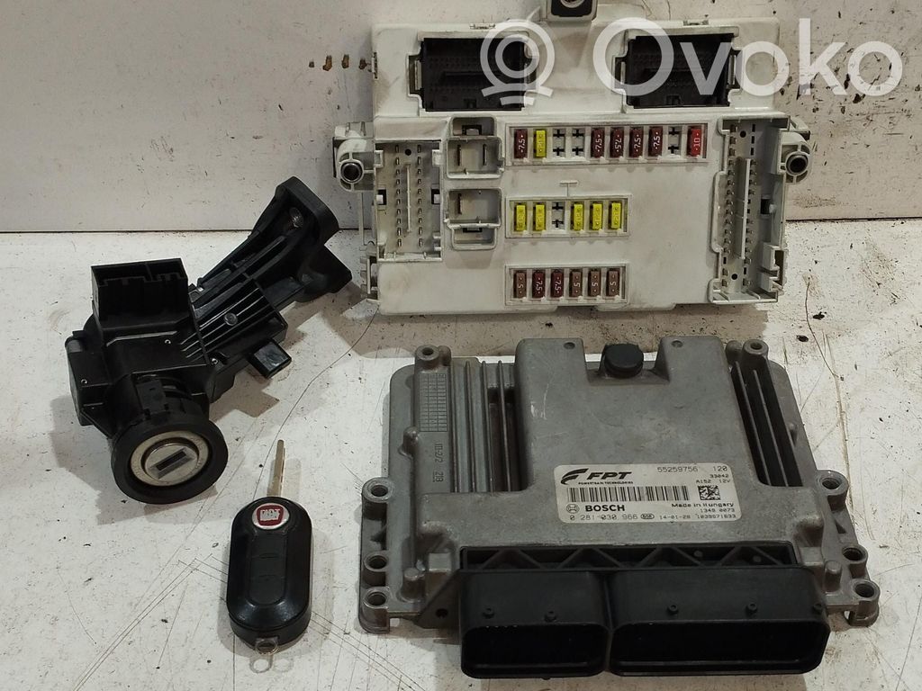 Fiat 500L Engine ECU kit and lock set 