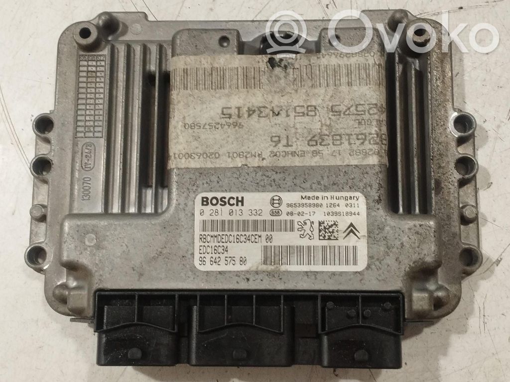 Unitate/modul de control motor   0281013332,0281013332