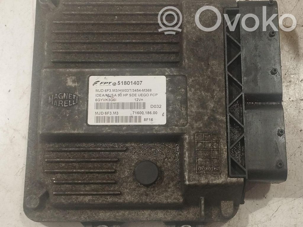 Engine control unit/module   51801407,51801407
