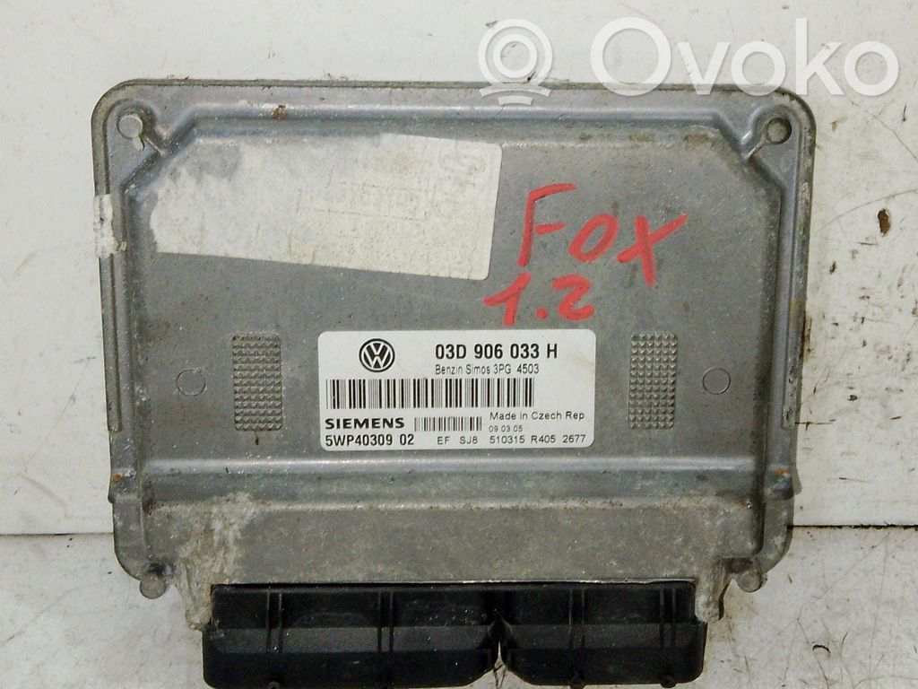 Unidad de control/módulo del motor   03D906033H,03D906033H