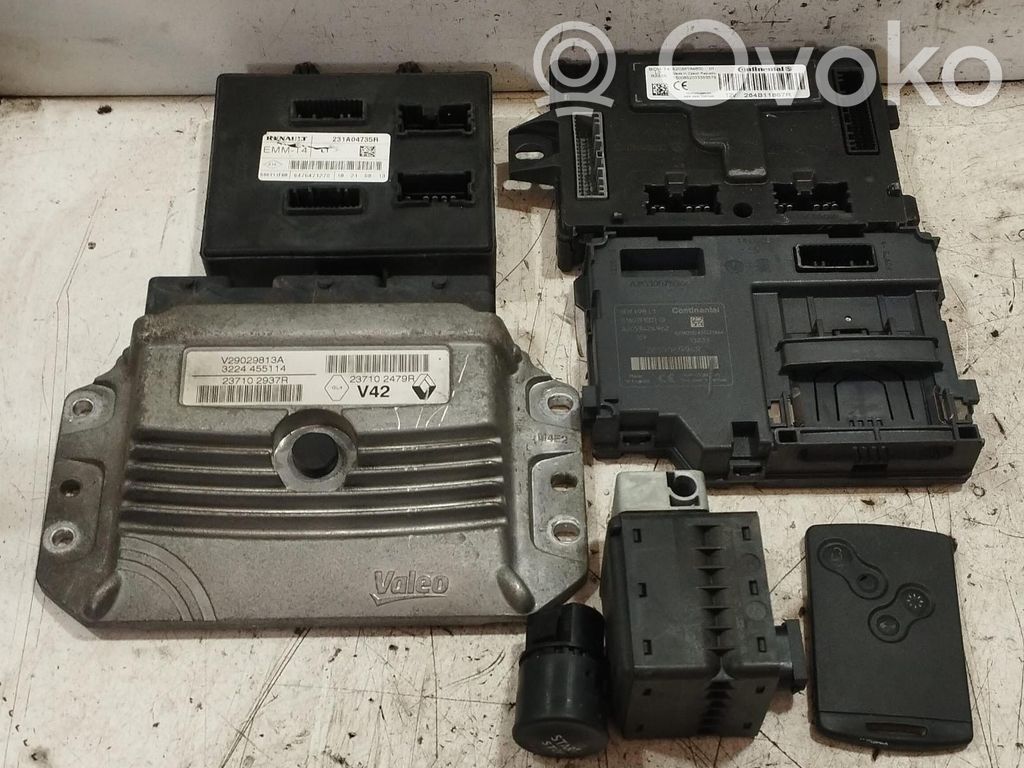 Renault Clio IV Kit centralina motore ECU e serratura 