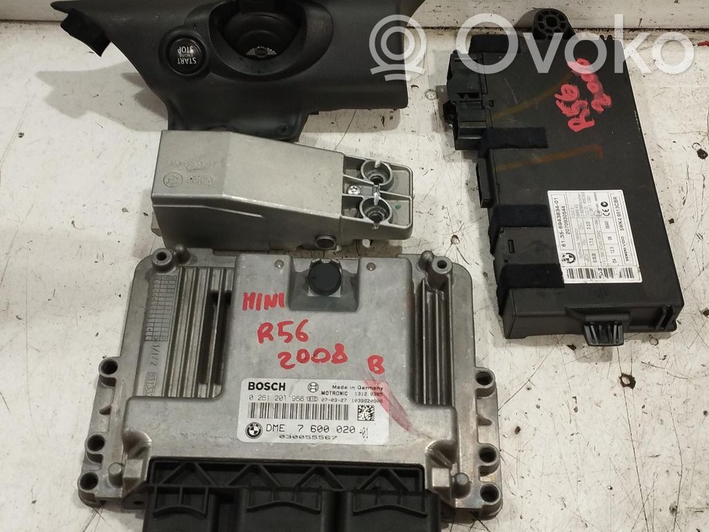 Mini One - Cooper Coupe R56 Komputer / Sterownik ECU i komplet kluczy