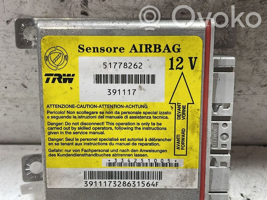 Fiat Panda II Unitate/modul de comandă airbaguri