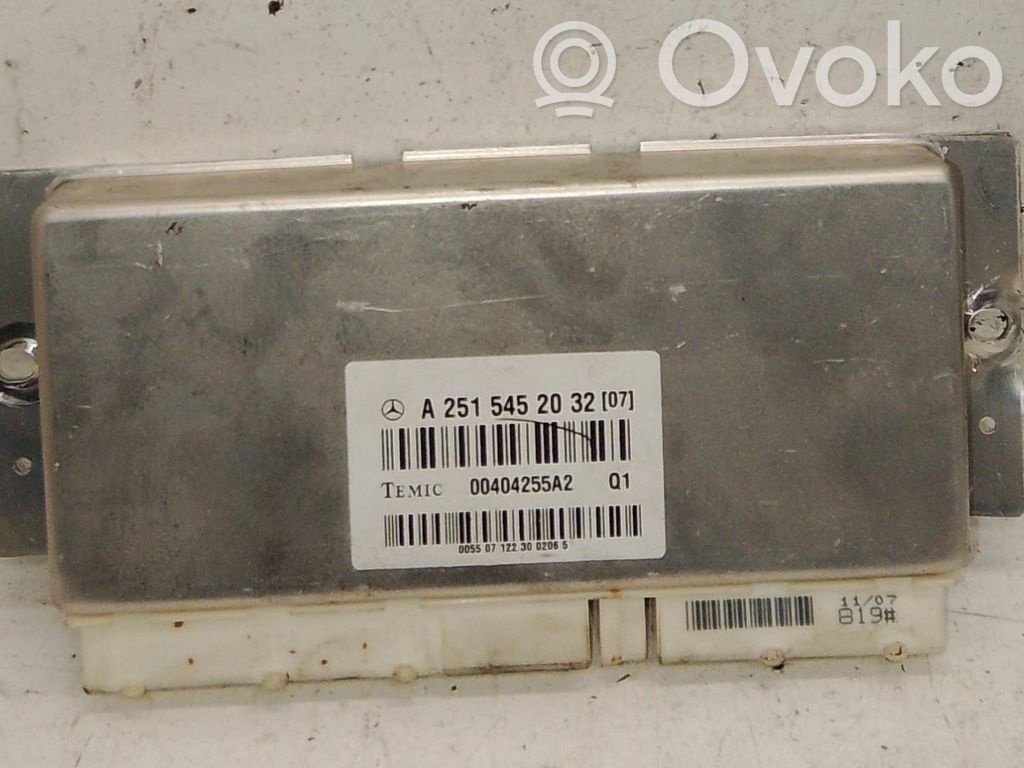 Module de commande suspension   A2515452032,A2515452032