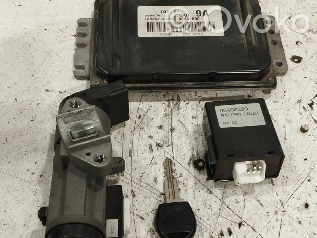 Chevrolet Matiz Kit centralina motore ECU e serratura