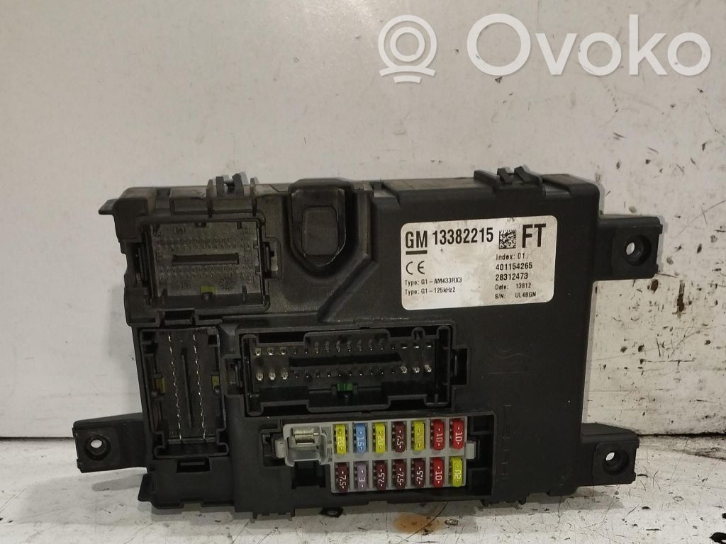 Modul de control caroserie central   13382215,13382215