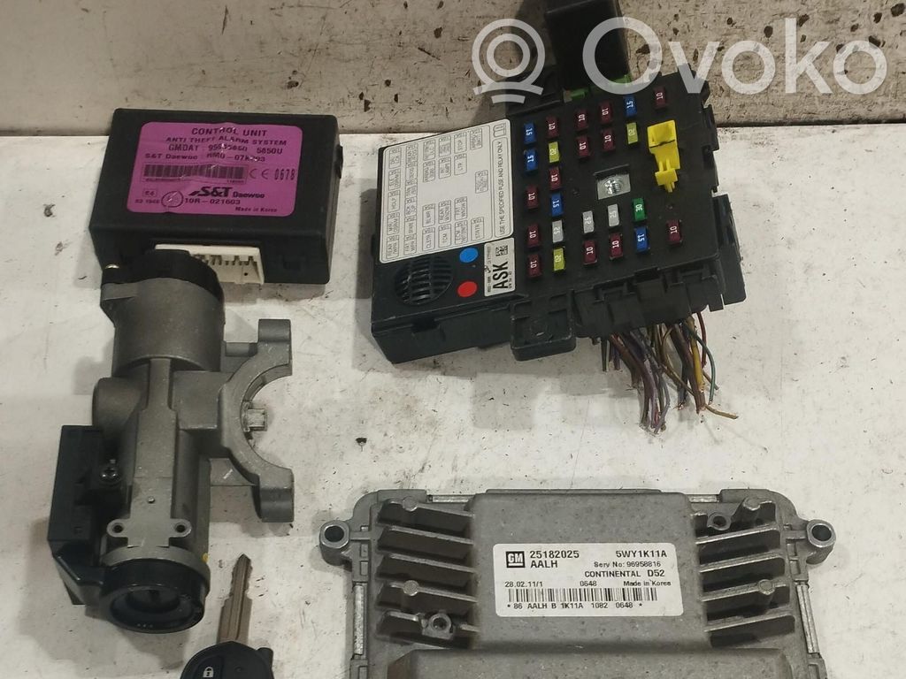 Chevrolet Spark Kit calculateur ECU et verrouillage