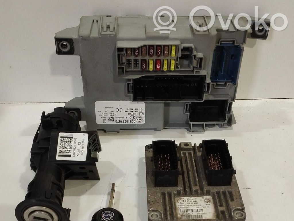 Lancia Ypsilon Kit calculateur ECU et verrouillage 