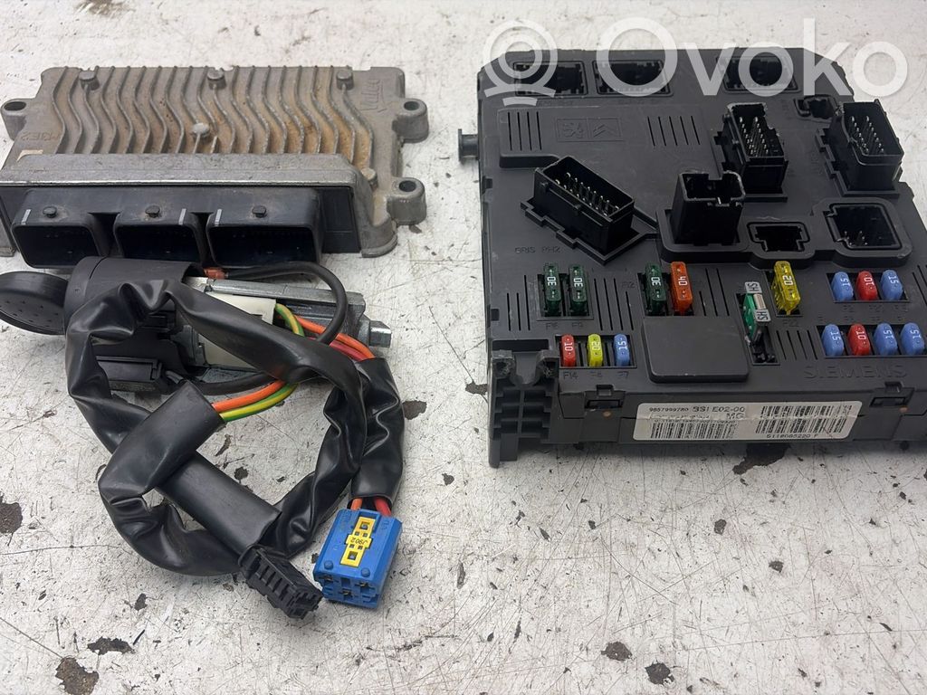 Peugeot 206+ Engine ECU kit and lock set 