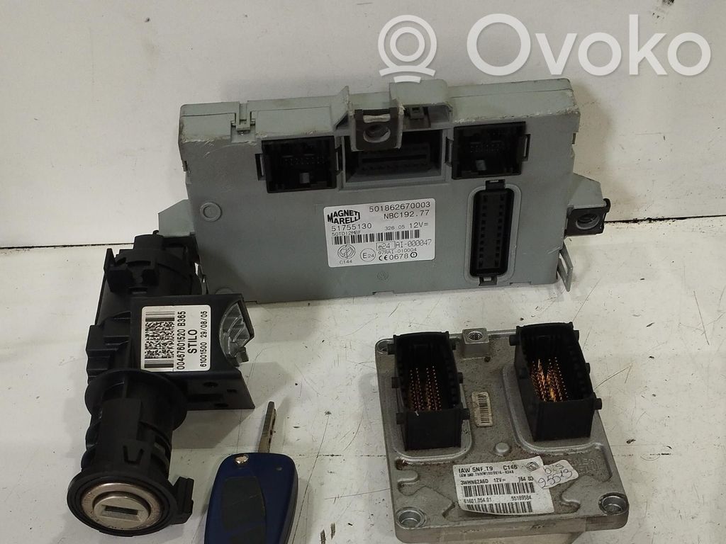 Fiat Stilo Kit centralina motore ECU e serratura 