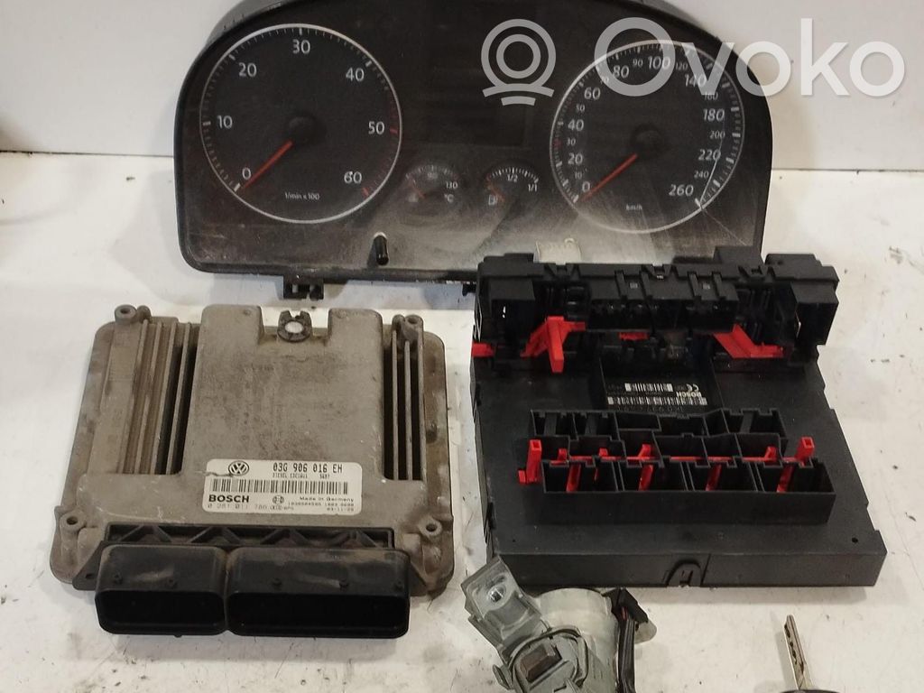 Volkswagen Touran I Kit centralina motore ECU e serratura