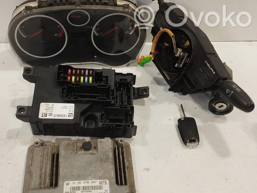 Opel Corsa D Engine ECU kit and lock set 
