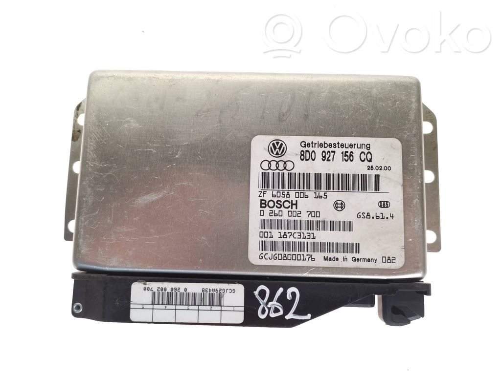 Gearbox control unit/module   8D0927156CQ,0260002700,ZF6058006165