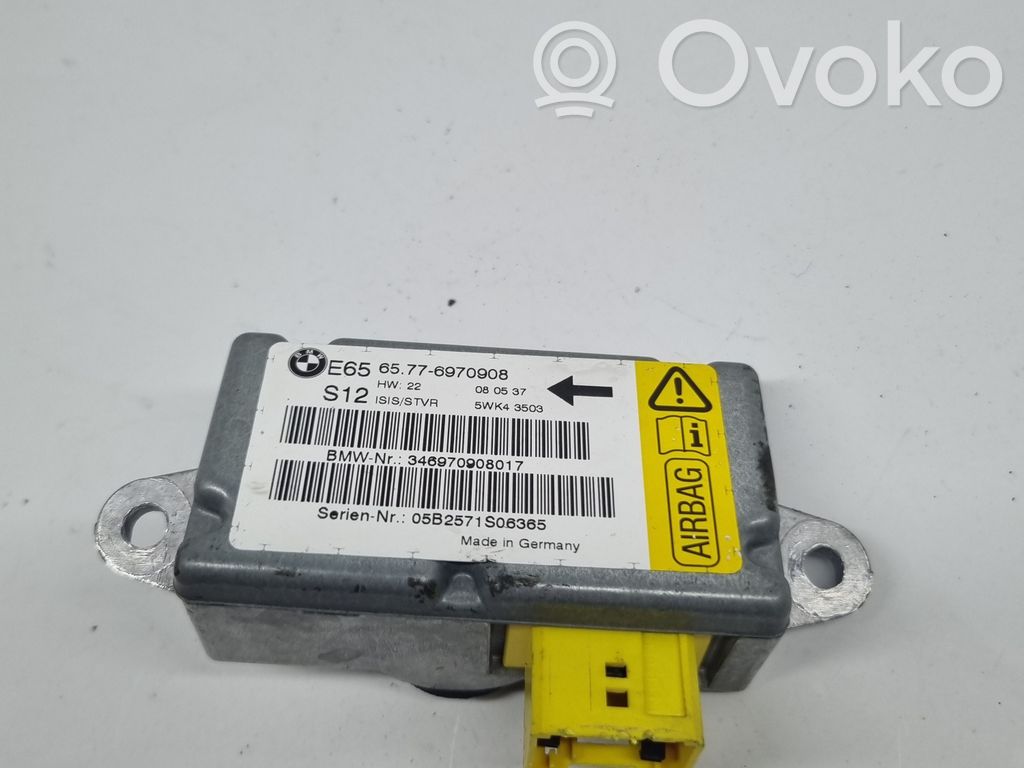 BMW 7 E65 E66 Airbag deployment crash/impact sensor 