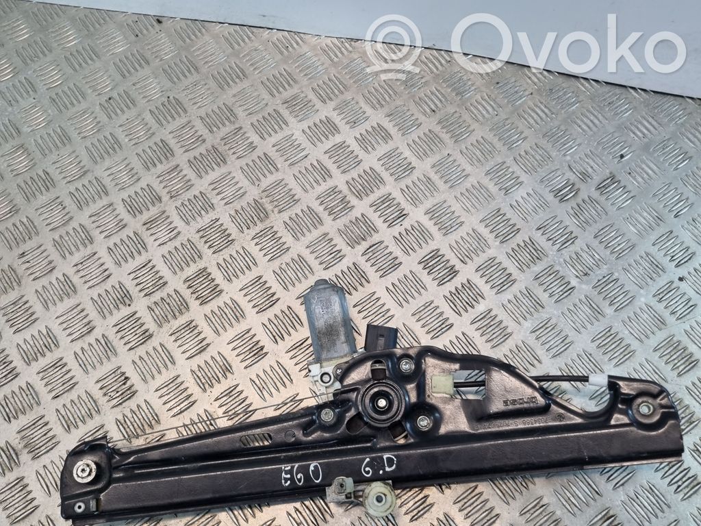 BMW 5 E60 E61 Regulador de puerta trasera con motor 