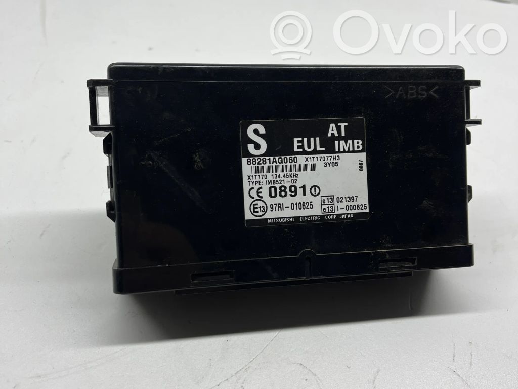 Immobilizer control unit/module   88281AG060,X1T17077H3,97RI010625