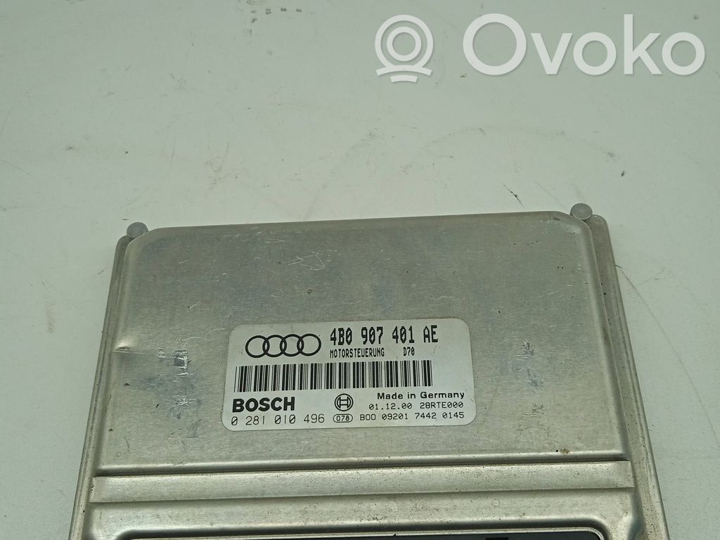 Audi A6 S6 C5 4B Variklio valdymo blokas 