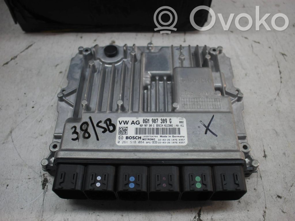 Engine control unit/module   06M907309G,0261S18084