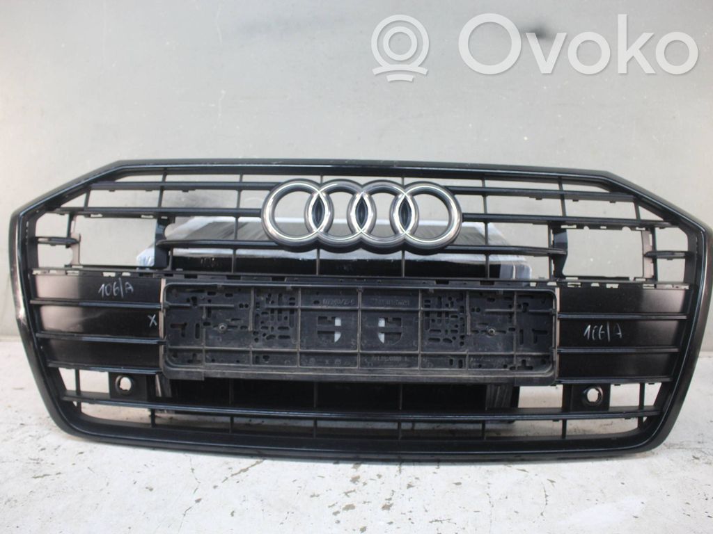 Audi A6 S6 C8 4K Etupuskurin ylempi jäähdytinsäleikkö 