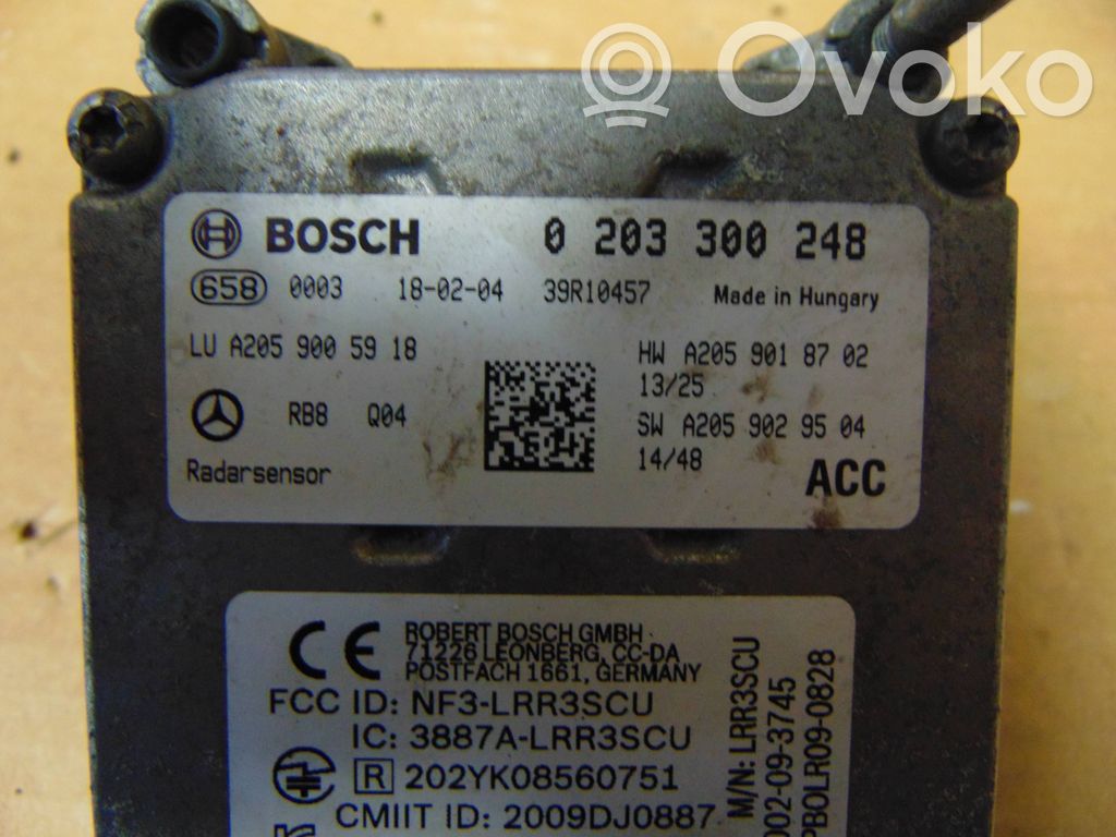 Mercedes-Benz GLC C253 Sensor de radar Distronic 