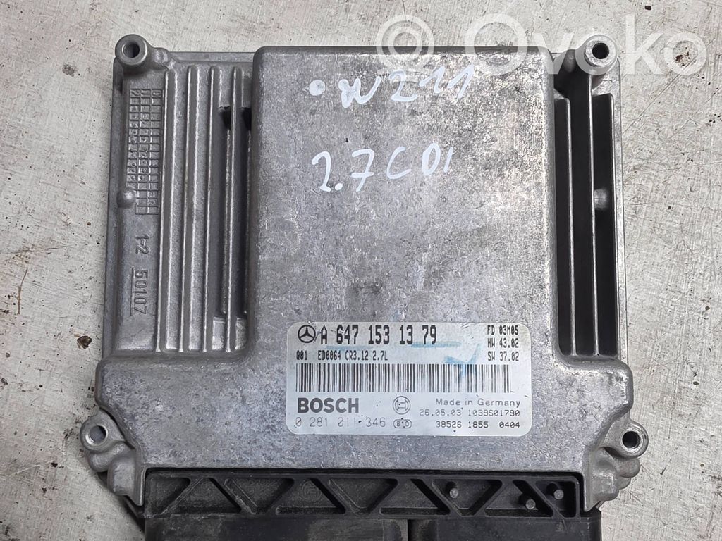 Mercedes-Benz E W211 Engine control unit/module 