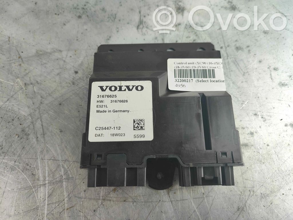 Unité de commande / module de hayon   32200217,31654292