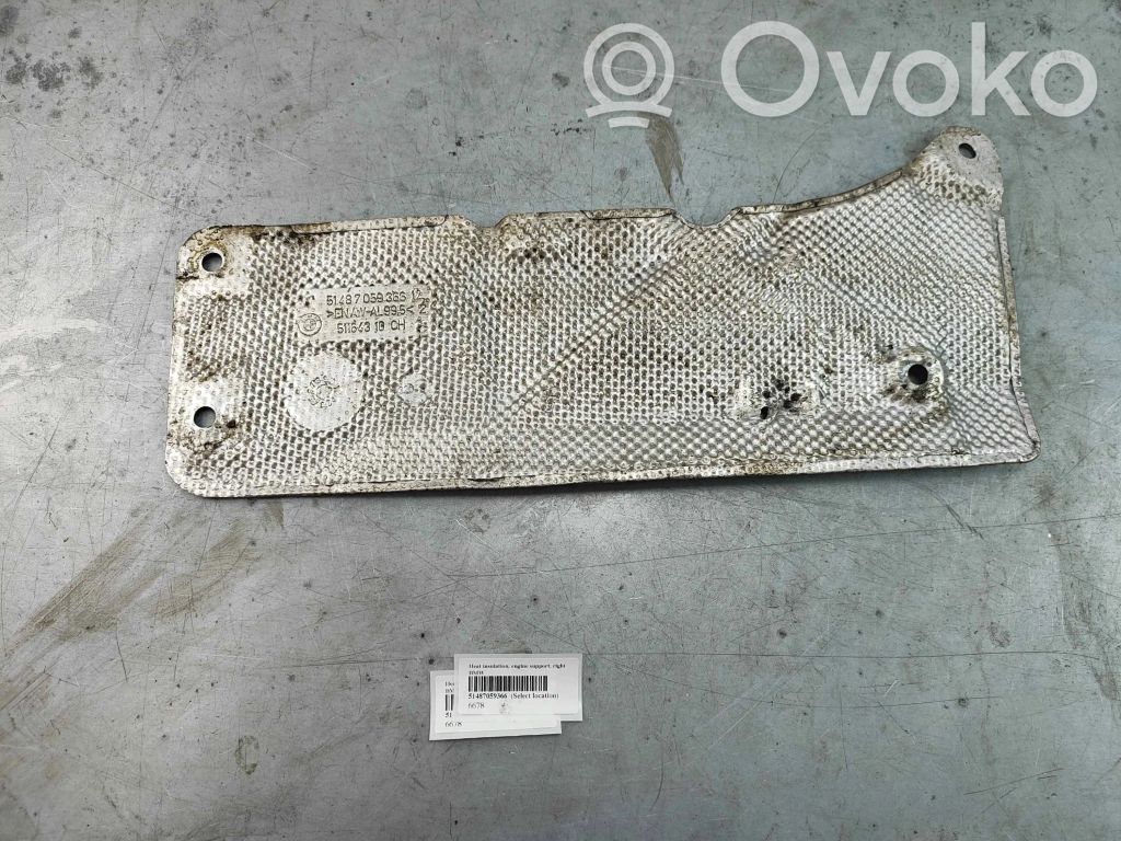 BMW 3 E92 E93 Hitzeschutz Abschirmblech 