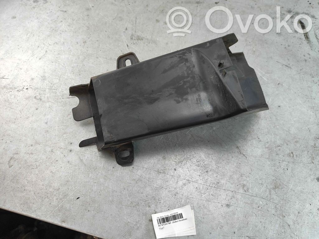 BMW 5 F10 F11 Kanał powietrza hamulca 