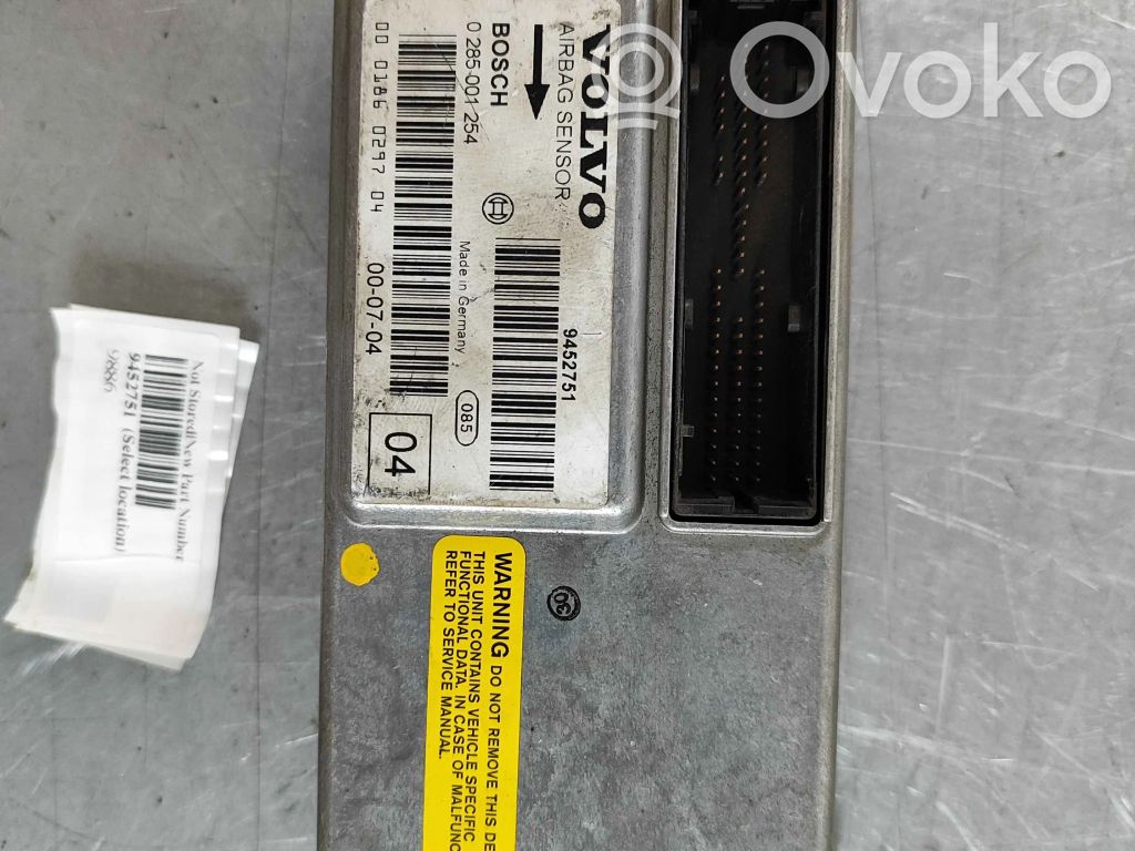 Volvo S80 Airbag control unit/module 