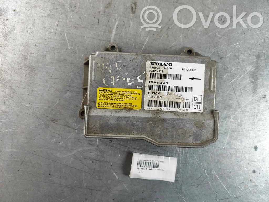 Volvo V70 Airbag control unit/module 