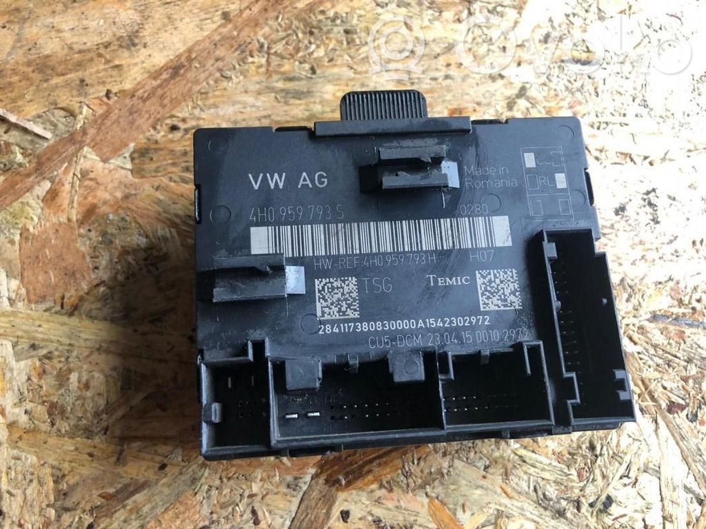 Audi A8 S8 D4 4H Door control unit/module 