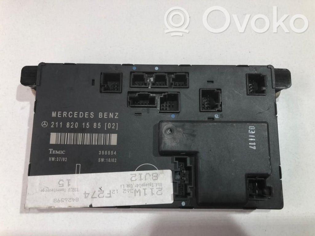 Mercedes-Benz E W211 Module de passerelle 